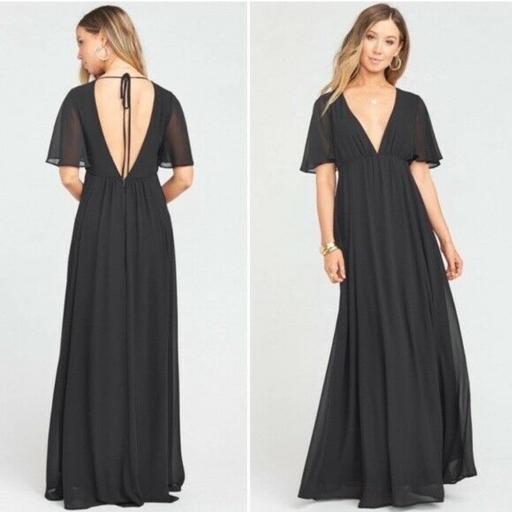 Show Me Your MuMu Black Maxi Dress